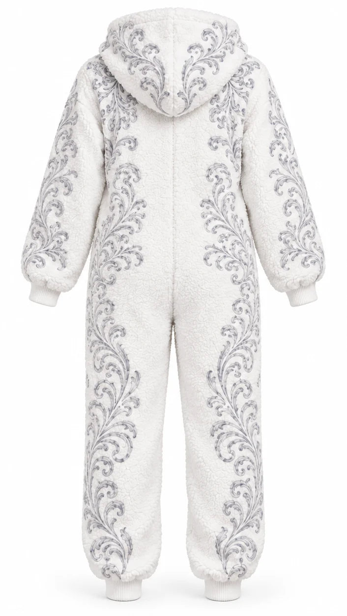 Monster Energy White Onesie – Sherpa Hooded Onesie