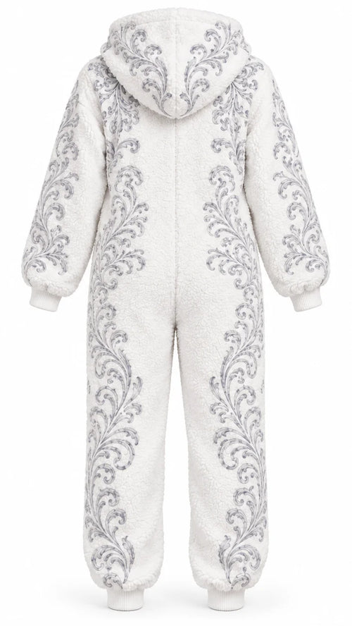 Monster Energy White Onesie – Sherpa Hooded Onesie